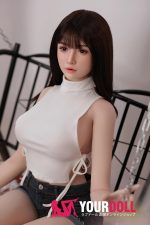 Orange in #707 163cm Fカップ White肌 フルシリコン 顎機能付き アジア系 美女 巨乳 ダッチワイフ 新品 - 画像 (3)
