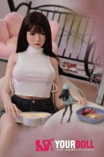 Orange in #707 163cm Fカップ White肌 フルシリコン 顎機能付き アジア系 美女 巨乳 ダッチワイフ 新品 - 画像 (5)