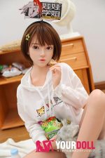 DOLLSENIOR 叽可(Jike) 148cm Dカップ フルシリコン ノーマル肌 顎機能付き 美少女 ショート 小柄 ラブドール - 画像 (2)