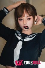 DOLLSENIOR 冷月(Lengyue) 163cm Eカップ ノーマル肌 フルシリコン 顎機能付き エッチ JK 泣きぼくろ ラブドール
