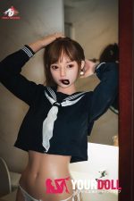 DOLLSENIOR 冷月(Lengyue) 163cm Eカップ ノーマル肌 フルシリコン 顎機能付き エッチ JK 泣きぼくろ ラブドール - 画像 (6)