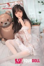 DOLLSENIOR 美咲(meixiao) 148cm Dカップ フルシリコン ノーマル肌 顎機能付き お嬢ちゃん 無邪気 ラブドール 新品 - 画像 (11)