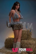 WM Dolls Hanna #SS111 165cm Eカップ 顎機能付き ブラウン肌 シリコンヘッド+S-TPEボディ ワイルド ラブドール - 画像 (23)