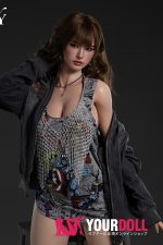 TOP-CYDOLL Yuki 168cm Fカップ フルシリコン ボディ選択可 顎機能追加可 Wheat肌 巨乳 雀斑メイク 美人 等身大ドール 新品 - 画像 (6)