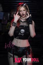 IDO Doll #ID2S 167cm Fカップ フルシリコン 顎機能付き ブラウン肌 外人 パンク系 ダークメイク 熟女 ラブドール - 画像 (13)