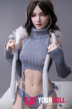 LilyDoll Freya-D #LH031A-D 159cm Bカップ シリコンヘッド+TPEボディ Natural肌 ちっぱい 巨尻 色気 ラブドール - 画像 (15)