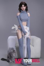 LilyDoll Freya-D #LH031A-D 159cm Bカップ シリコンヘッド+TPEボディ Natural肌 ちっぱい 巨尻 色気 ラブドール - 画像 (25)