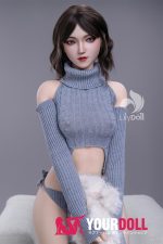 LilyDoll Freya-D #LH031A-D 159cm Bカップ シリコンヘッド+TPEボディ Natural肌 ちっぱい 巨尻 色気 ラブドール - 画像 (13)