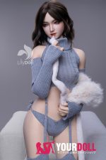 LilyDoll Freya-D #LH031A-D 159cm Bカップ シリコンヘッド+TPEボディ Natural肌 ちっぱい 巨尻 色気 ラブドール - 画像 (11)