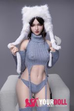 LilyDoll Freya-D #LH031A-D 159cm Bカップ シリコンヘッド+TPEボディ Natural肌 ちっぱい 巨尻 色気 ラブドール - 画像 (20)