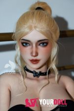 LilyDoll Aria-D #LH0032A-D 162cm Jカップ シリコンヘッド+TPEボディ Natural肌 爆乳 ブロンド 巨尻 雀斑メイク 等身大ドール - 画像 (4)
