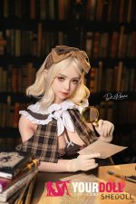 Shedoll Jenny(珍妮) 156cm Eカップ フルシリコン 顎機能追加可 ブロンド 巨乳 美少女探偵 ラブドール - 画像 (5)