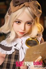 Shedoll Jenny(珍妮) 156cm Eカップ フルシリコン 顎機能追加可 ブロンド 巨乳 美少女探偵 ラブドール - 画像 (3)