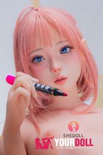 Shedoll Lemon(柠檬) 152cm Aカップ シリコンヘッド+TPEボディ 可愛い ちっぱい 美少女 ラブドール 新品 - 画像 (5)