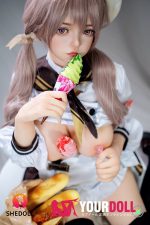 Shedoll Duoduo(朵朵) 156cm Eカップ フルシリコン 顎機能追加可 愛嬌 巨乳 ラブドール - 画像 (9)