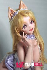 ElsaBabe 加古元子 AHR007 148cm-S ピンク肌 フルシリコン 猫娘 ケモノ系 メイド ラブドール - 画像 (7)