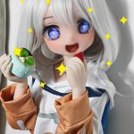 ElsaBabe 及川五月 AHR014 125cm ピンク肌 フルシリコン 白髪 無邪気 癒し系 アニメドール