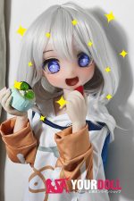 ElsaBabe 及川五月 AHR014 125cm ピンク肌 フルシリコン 白髪 無邪気 癒し系 アニメドール