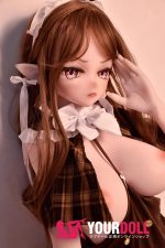 ElsaBabe 中江灯子 RAD038 140cm-M ピンク肌 フルシリコン ツンデレ メイド 巨乳 エルフ耳 アニメドール - 画像 (4)