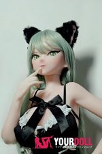 ElsaBabe 奈月飛鳥 AHR012 140cm-M ピンク肌 フルシリコン 猫系彼女 美人 ラブドール - 画像 (8)