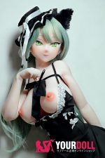 ElsaBabe 奈月飛鳥 AHR012 140cm-M ピンク肌 フルシリコン 猫系彼女 美人 ラブドール - 画像 (2)
