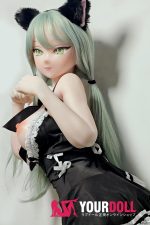 ElsaBabe 奈月飛鳥 AHR012 140cm-M ピンク肌 フルシリコン 猫系彼女 美人 ラブドール - 画像 (10)