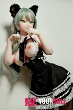 ElsaBabe 奈月飛鳥 AHR012 140cm-M ピンク肌 フルシリコン 猫系彼女 美人 ラブドール - 画像 (14)
