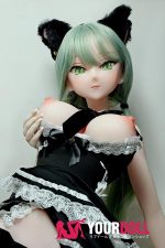 ElsaBabe 奈月飛鳥 AHR012 140cm-M ピンク肌 フルシリコン 猫系彼女 美人 ラブドール - 画像 (3)