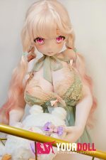 ElsaBabe 清野檸檬 RAD040 140cm-M ピンク肌 フルシリコン ハート目 綺麗 照れ顔 アニメドール - 画像 (15)