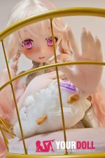 ElsaBabe 清野檸檬 RAD040 140cm-M ピンク肌 フルシリコン ハート目 綺麗 照れ顔 アニメドール - 画像 (11)