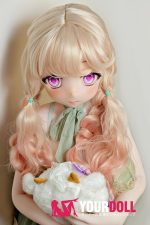 ElsaBabe 清野檸檬 RAD040 140cm-M ピンク肌 フルシリコン ハート目 綺麗 照れ顔 アニメドール - 画像 (6)