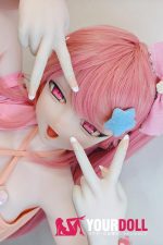 ElsaBabe 佐倉穂乃花 RAD013 140cm-M ピンク肌 フルシリコン エルフ耳 おしゃれ 片側だけ八重歯 舌出し 綺麗 アニメドール - 画像 (4)