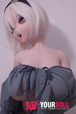 ElsaBabe 浅香萌里 RAD043 148cm-L ピンク肌 フルシリコン エルフ耳 白髪 巨乳 アニメドール - 画像 (4)