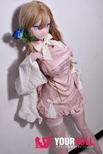 ElsaBabe 奈月飛鳥 AHR012 144cm-M ピンク肌 フルシリコン 美人姉 つり目 アニメドール - 画像 (13)