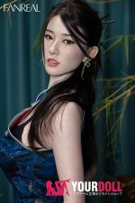 Fanreal Fei(霏) 170cm Gカップ 40kg Fair肌 フルシリコン チャイナドレス 艶美 高級 長身美女 ダッチワイフ - 画像 (4)