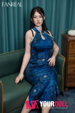 Fanreal Fei(霏) 170cm Gカップ 40kg Fair肌 フルシリコン チャイナドレス 艶美 高級 長身美女 ダッチワイフ - 画像 (21)