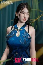 Fanreal Fei(霏) 170cm Gカップ 40kg Fair肌 フルシリコン チャイナドレス 艶美 高級 長身美女 ダッチワイフ - 画像 (10)