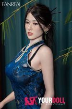 Fanreal Fei(霏) 170cm Gカップ 40kg Fair肌 フルシリコン チャイナドレス 艶美 高級 長身美女 ダッチワイフ - 画像 (7)