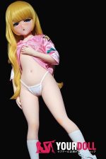 IROKEBIJIN Rio-B 110cm-Chubby Aカップ S-TPE製 ボディ選択可   White肌 赤面 エルフ耳 ちっぱい エロ アニメドール - 画像 (19)