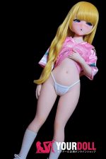 IROKEBIJIN Rio-B 110cm-Chubby Aカップ S-TPE製 ボディ選択可   White肌 赤面 エルフ耳 ちっぱい エロ アニメドール - 画像 (17)
