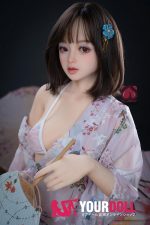 Momo  霜花 150cm H024-C Cカップノーマル肌 和風 清楚可憐 美乳 ラブドール - 画像 (4)