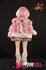 MOZU 珊瑚 65cm 3.5kg 画像と同じ仕様 ビニールヘッド+シリコンボディ 可愛い 猫口 制服 新品 - 画像 (9)