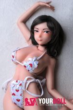 Sankaku Doll 弥生(Yayoi)#1 SC#002 83cm Eカップ フルシリコン ホワイト肌 アニメ風 チェンジフェイス フィギュア - 画像 (2)