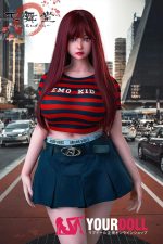 Sankaku Doll 緒珠(Tsugumi) 155cm Gカップ ホワイト肌 ぽっちゃり 巨尻 泣きぼくろ ラブドール - 画像 (8)