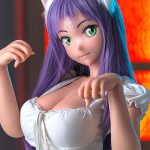 Sankaku Doll Pawgirl MA#105 142cm Hカップ フルシリコン ホワイト肌 猫系彼女 爆乳 八重歯 アニメドール 新品