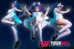 Sankaku Doll Pawgirl MA#105 142cm Hカップ フルシリコン ホワイト肌 猫系彼女 爆乳 八重歯 アニメドール 新品 - 画像 (18)