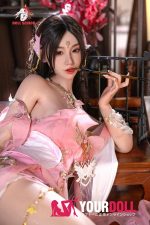 DOLLSENIOR 舞雪(Wuxue) 165cm Bカップ リアルな肌質感付き ノーマル肌 フルシリコン 顎機能付き 天女 綺麗 ちっぱい ラブドール 新品 - 画像 (4)