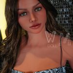 WM Dolls Melean #SS194 154cm Aカップ 顎機能付き ブラウン肌 シリコンヘッド+S-TPEボディ 貧乳 ラブドール