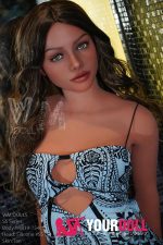 WM Dolls Melean #SS194 154cm Aカップ 顎機能付き ブラウン肌 シリコンヘッド+S-TPEボディ 貧乳 ラブドール - 画像 (5)
