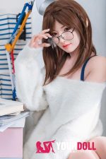 XY Doll Clara #XY001 157cm Aカップ フルシリコン リアルな肌質感付き ボディ選択可 楚々 美人 ラブドール - 画像 (2)